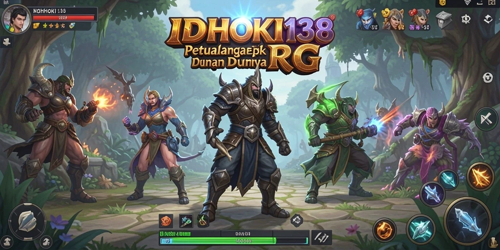 Tampilan gameplay seru dalam IDRHOKI138 yang memukau.