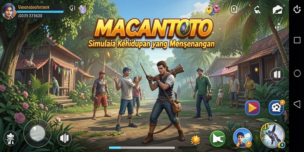 Tampilan gameplay seru dalam simulasi MACANTOTO yang menawankan.
