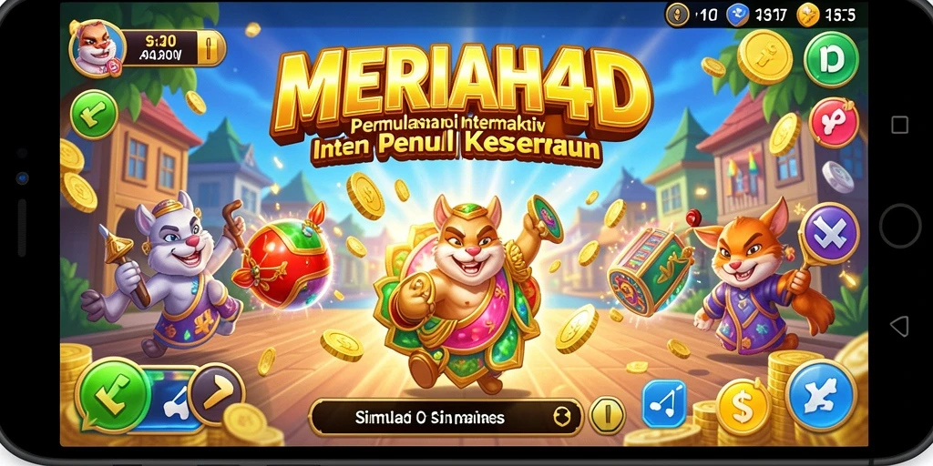 Tampilan gameplay MERIAH4D yang interaktif dan seru.