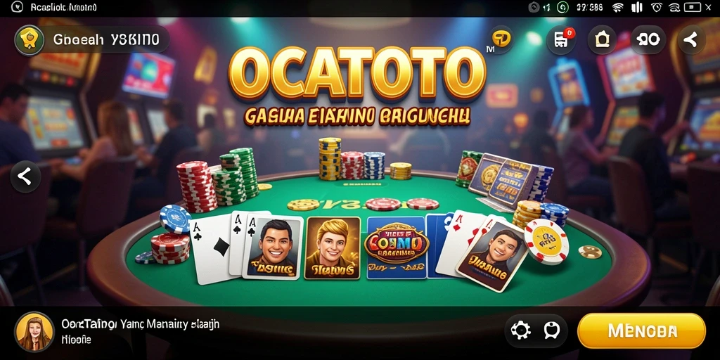 Tampilan gameplay menarik penuh aksi dari OCATOTO yang memikat pemain.