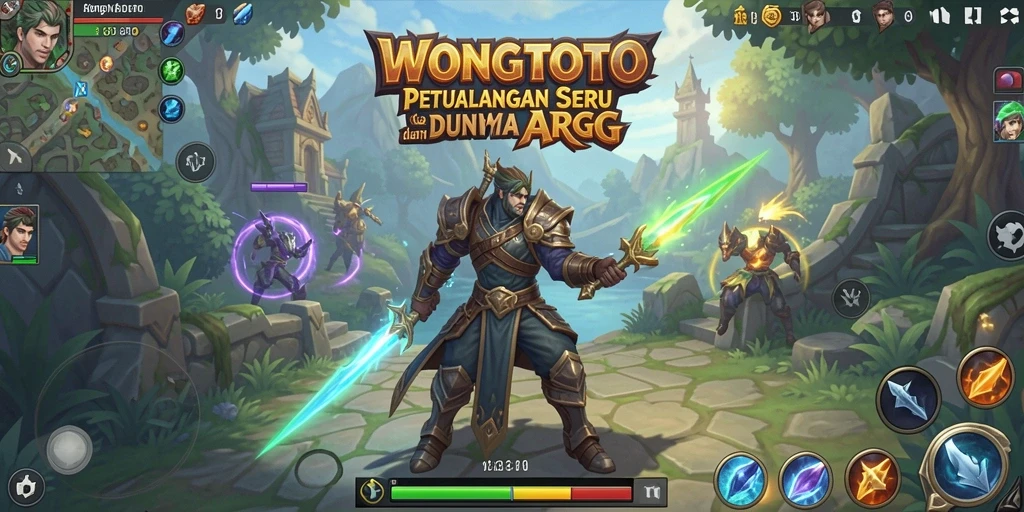 Tampilan gameplay menakjubkan dalam WONGTOTO yang penuh aksi.